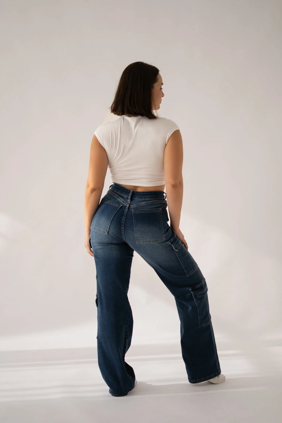 Sweatpant Cargo Jeans - Image 5