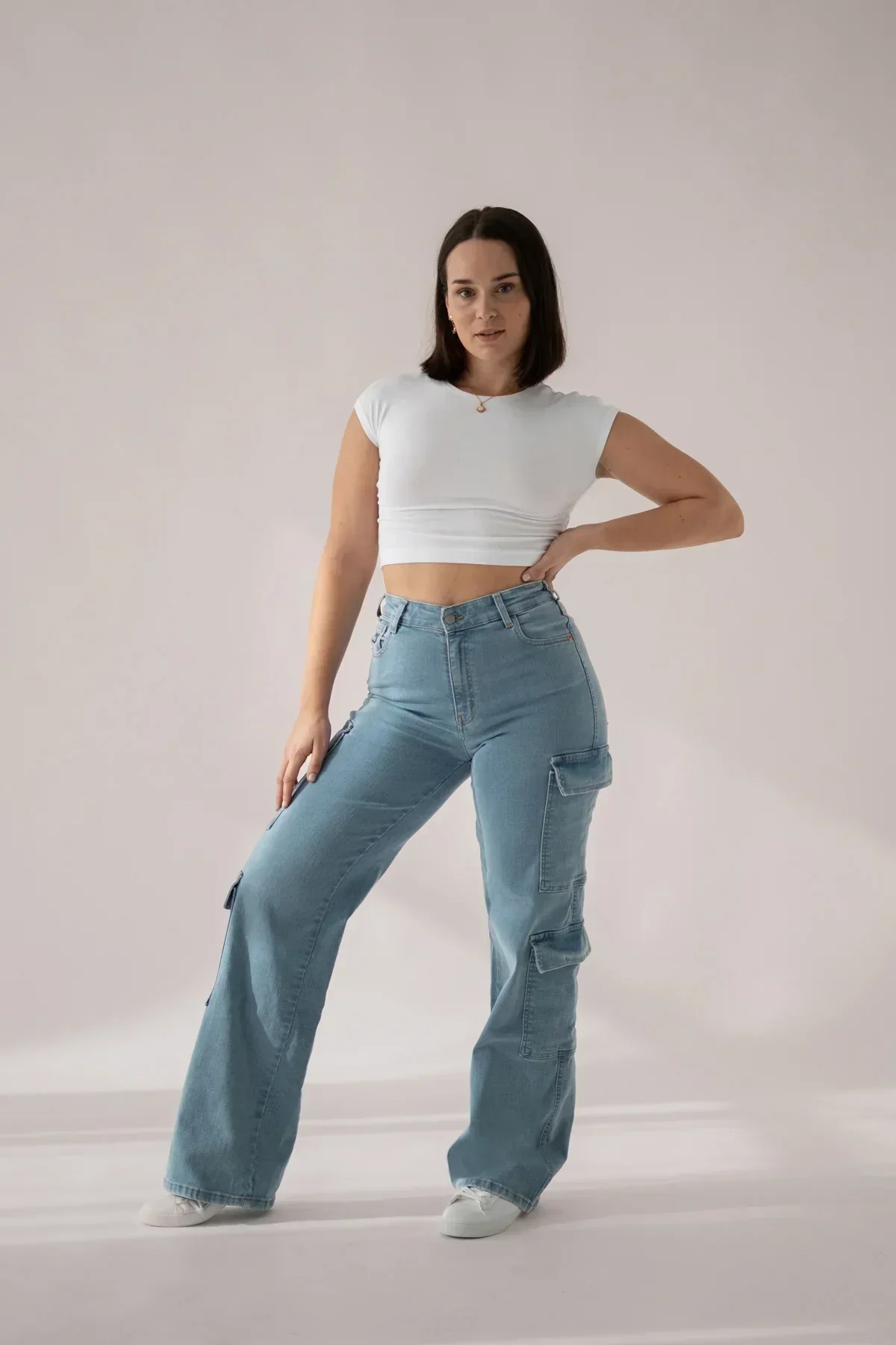 Sweatpant Cargo Jeans - Image 6