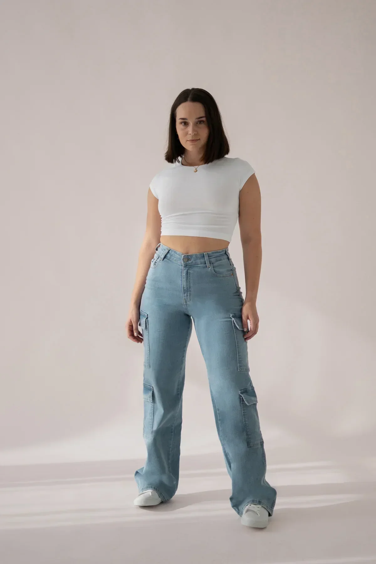 Sweatpant Cargo Jeans - Image 7