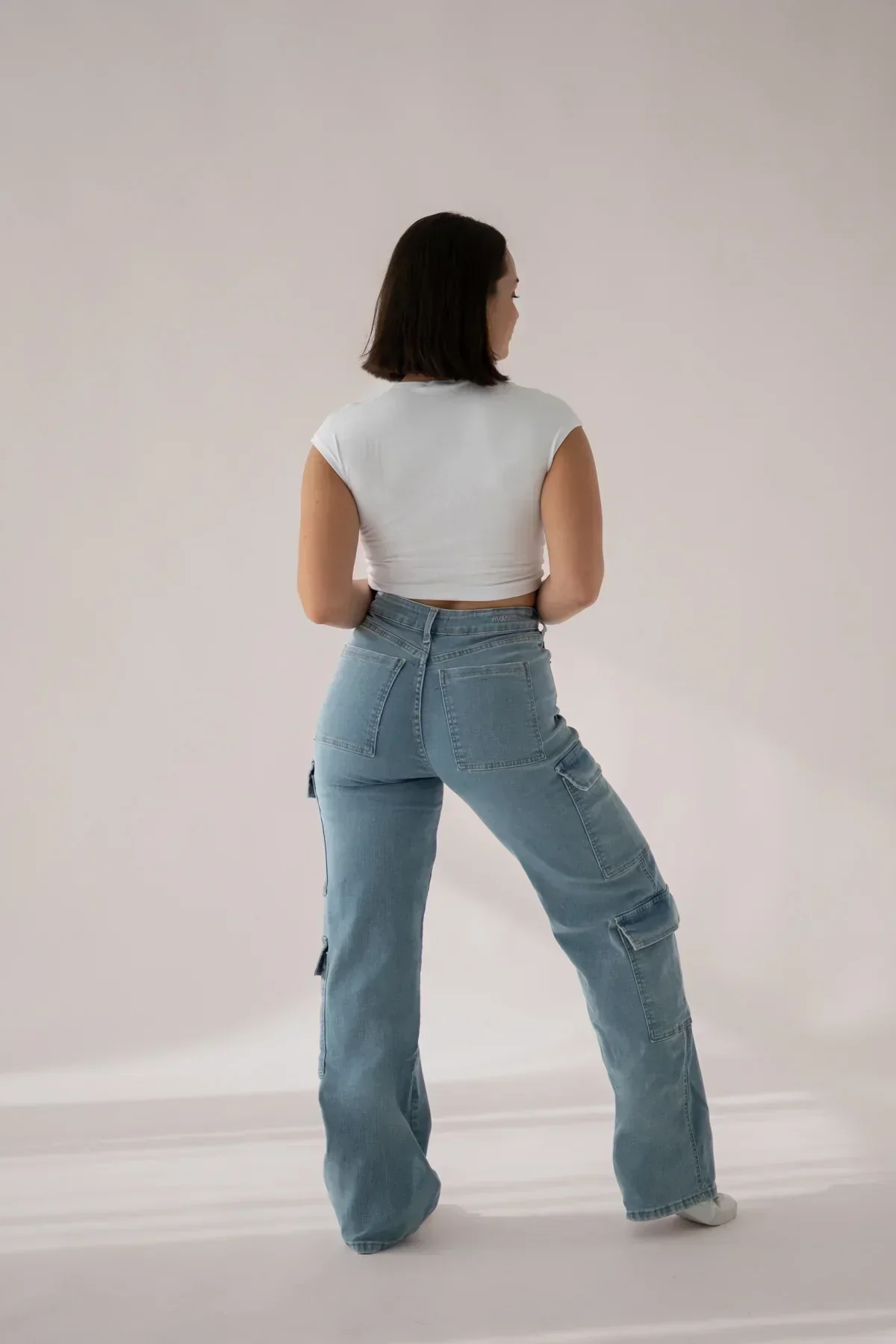 Sweatpant Cargo Jeans - Image 8