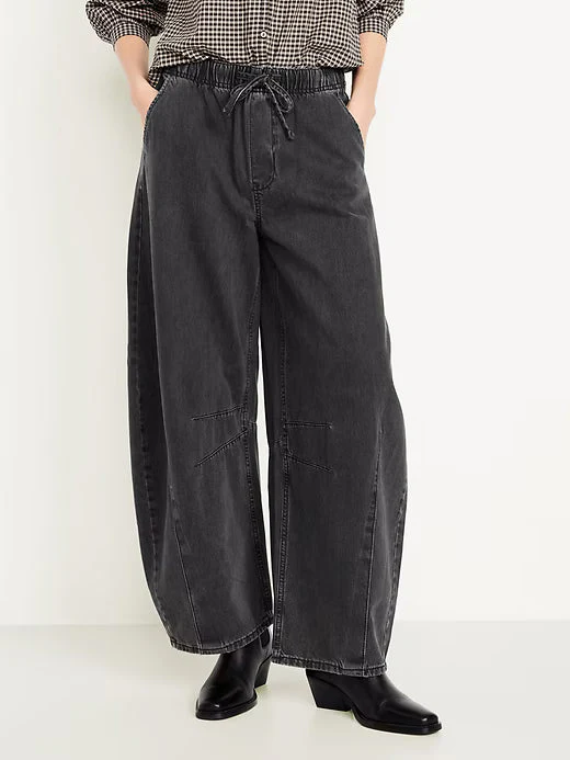 High Waist Barrel Jeans - Image 5