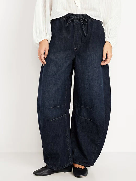 High Waist Barrel Jeans - Image 9