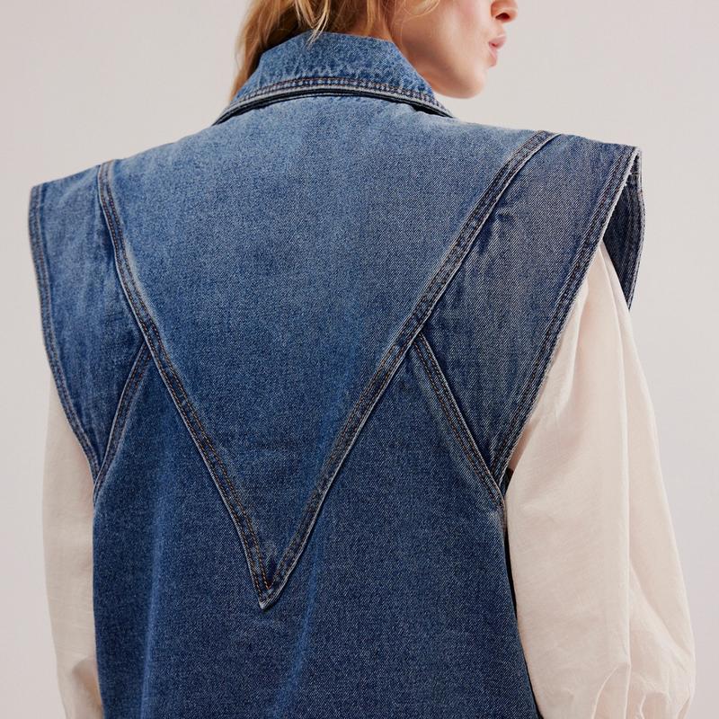 Mila Denim Vest - Image 3