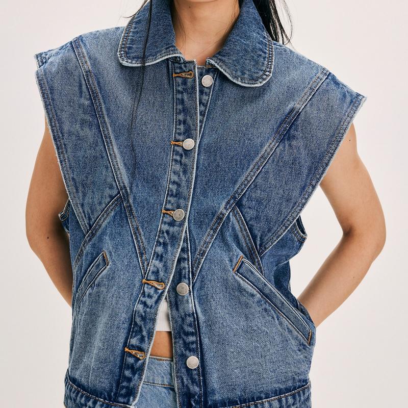 Mila Denim Vest - Image 5