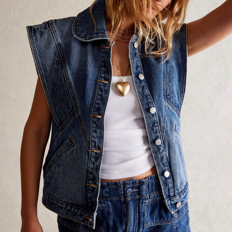 Mila Denim Vest - Image 6