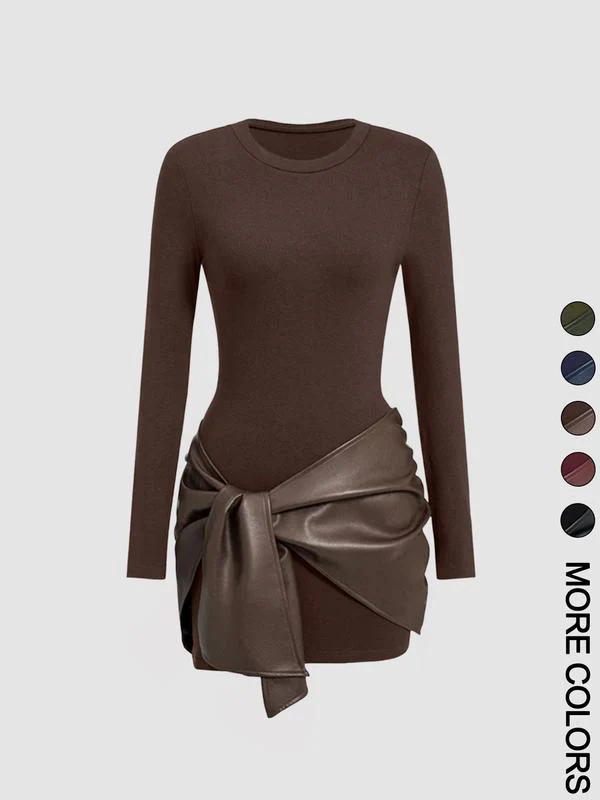 Patchwork Knot Side Dress - Image 3