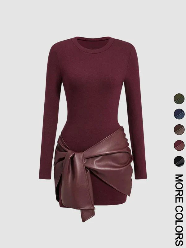 Patchwork Knot Side Dress - Image 4