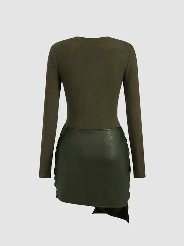 Patchwork Knot Side Dress - Image 7