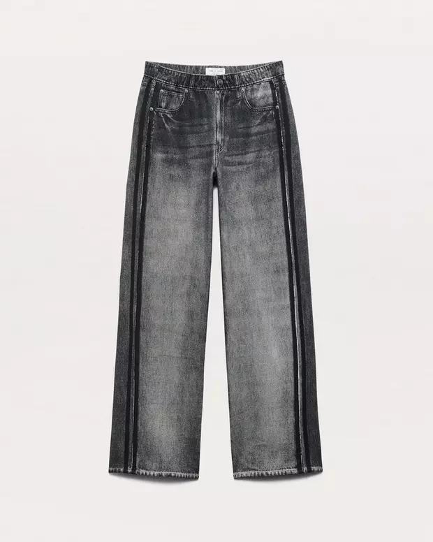 Two-Stripe Sweatpant Jeans - Image 5