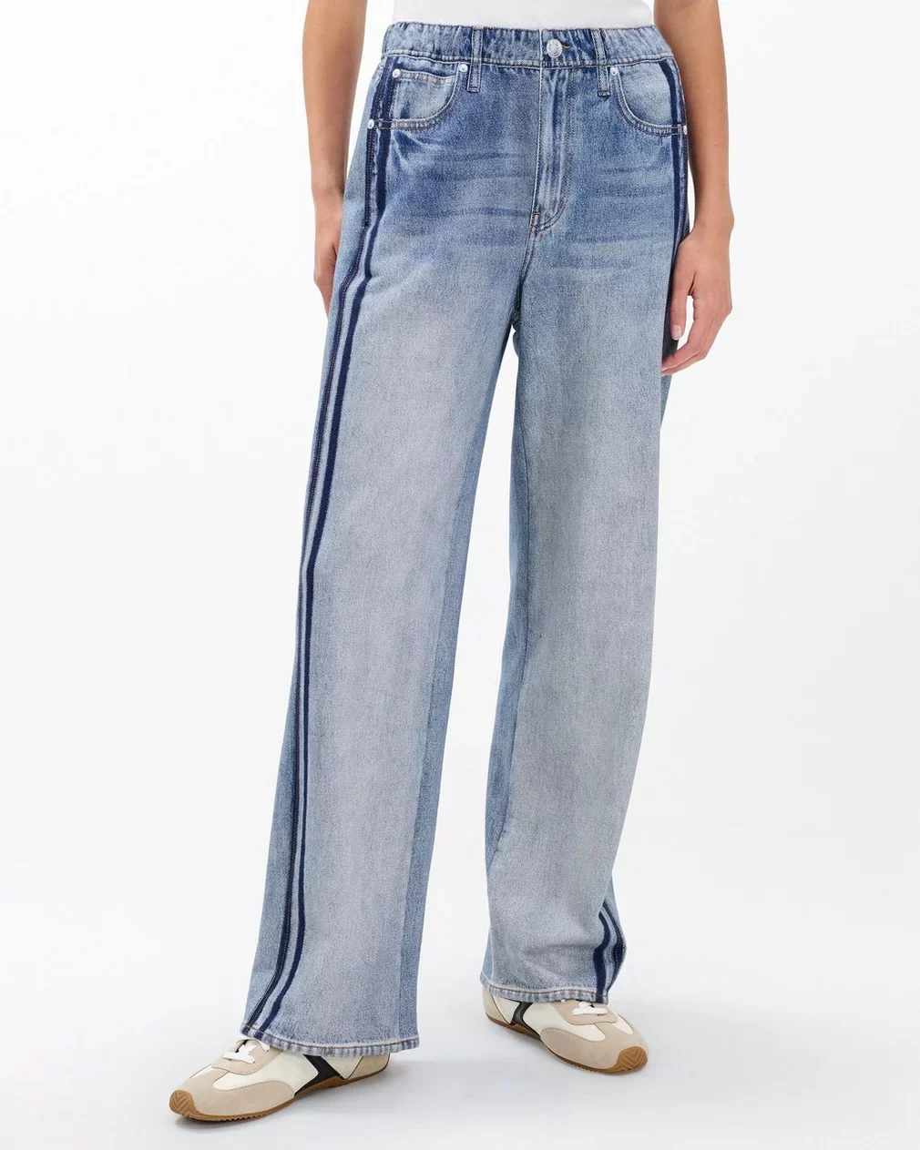 Two-Stripe Sweatpant Jeans - Image 8