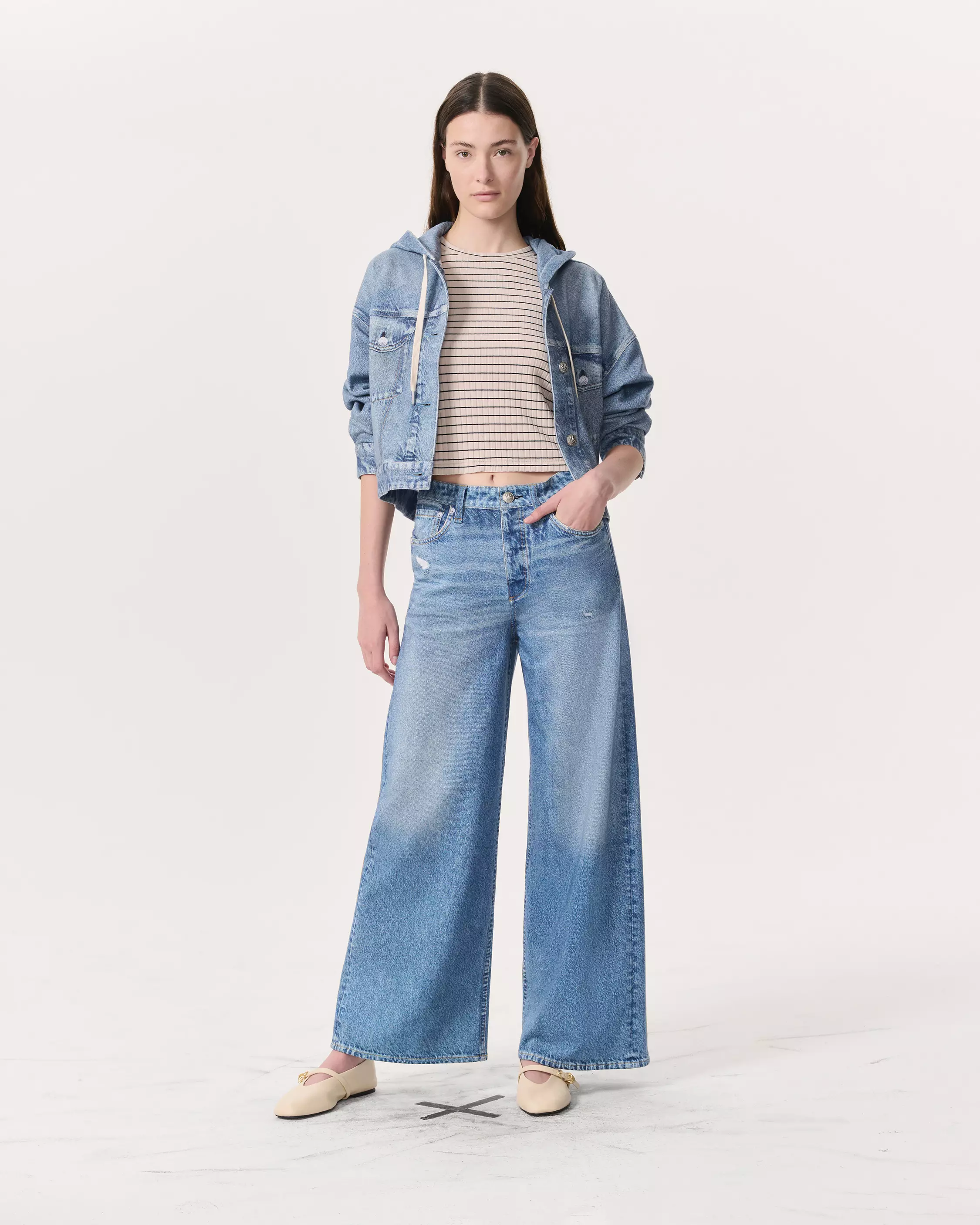 Wide Sweatpants Jeans - Image 16