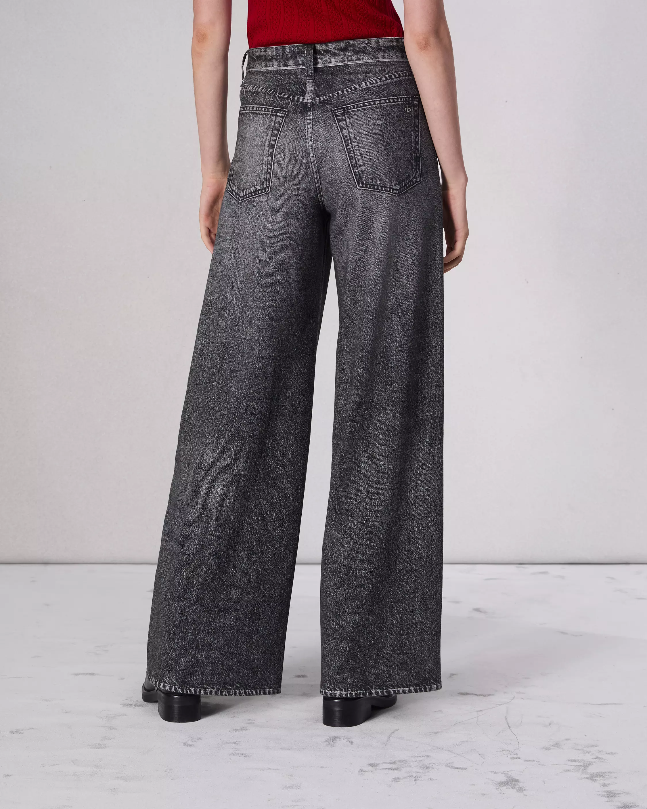 Wide Sweatpants Jeans - Image 9